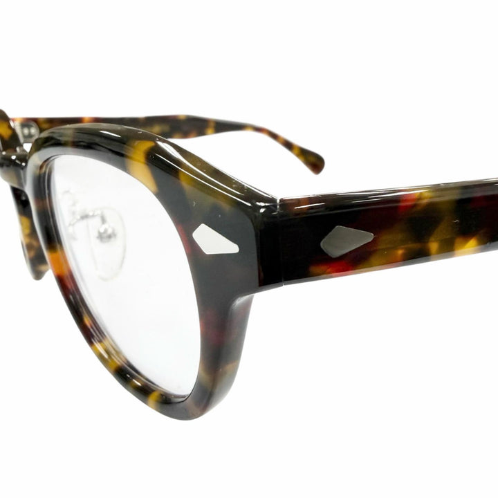 極美品▼MOSCOT モスコット LEMTOSH レムトッシュ ベッコウ柄 ウェリントン メガネ 眼鏡 アイウェア クリアブラウン 46□24-145 箱付き