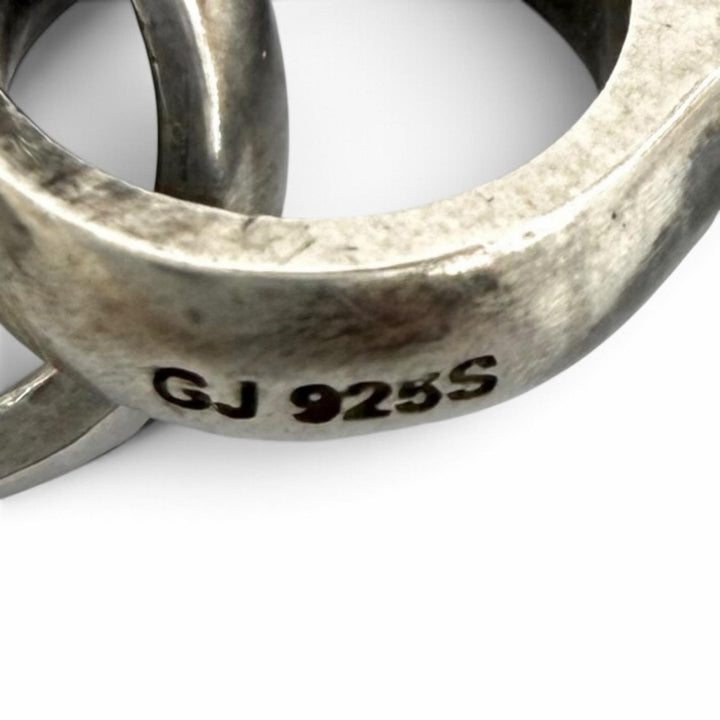 美品★Georg Jensen ジョージジェンセン ステーション 925 オニキス フレッシュウォーターパール ロング ネックレス 総重量53.5g