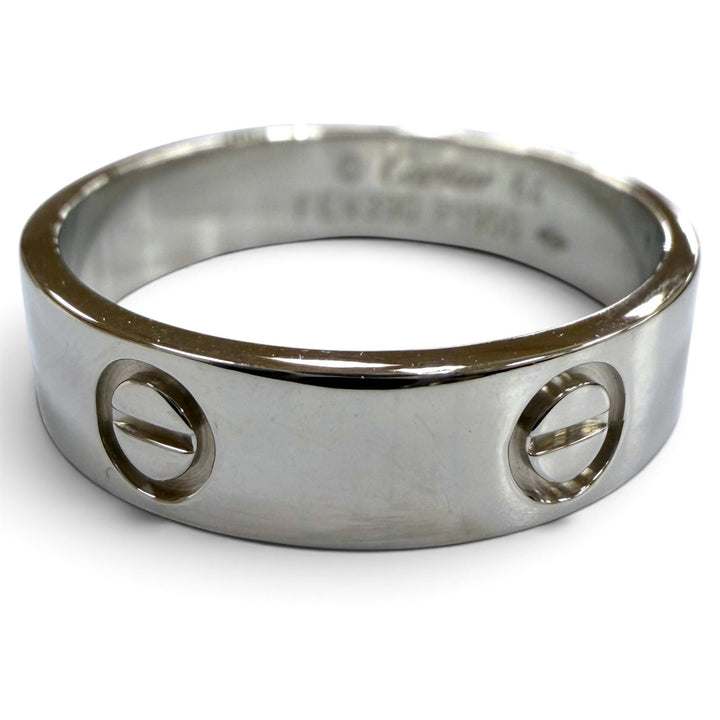 美品▼Cartier カルティエ FEV390 ラブ リング クラシック PT950 プラチナ 指輪 シルバー 64 JP24号 重量8.83g メンズ アクセサリー