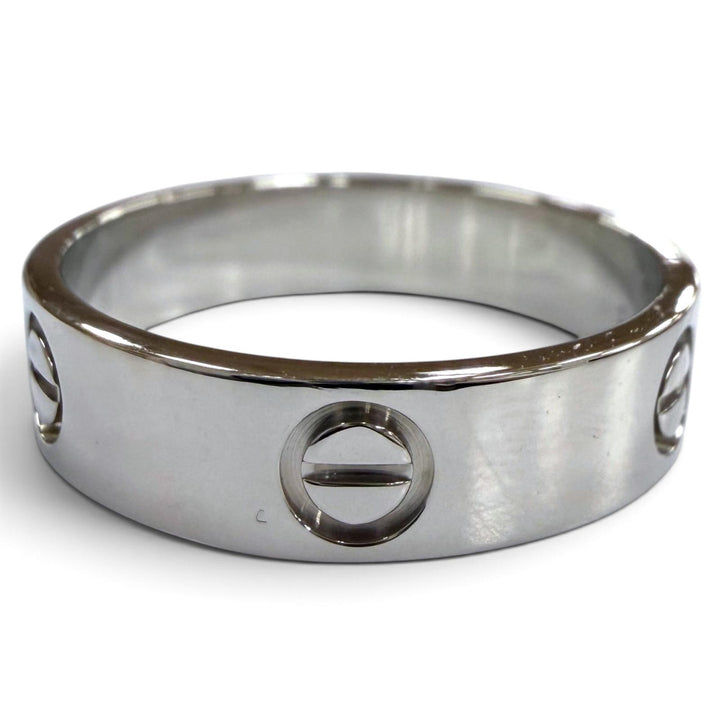 美品▼Cartier カルティエ FEV390 ラブ リング クラシック PT950 プラチナ 指輪 シルバー 64 JP24号 重量8.83g メンズ アクセサリー