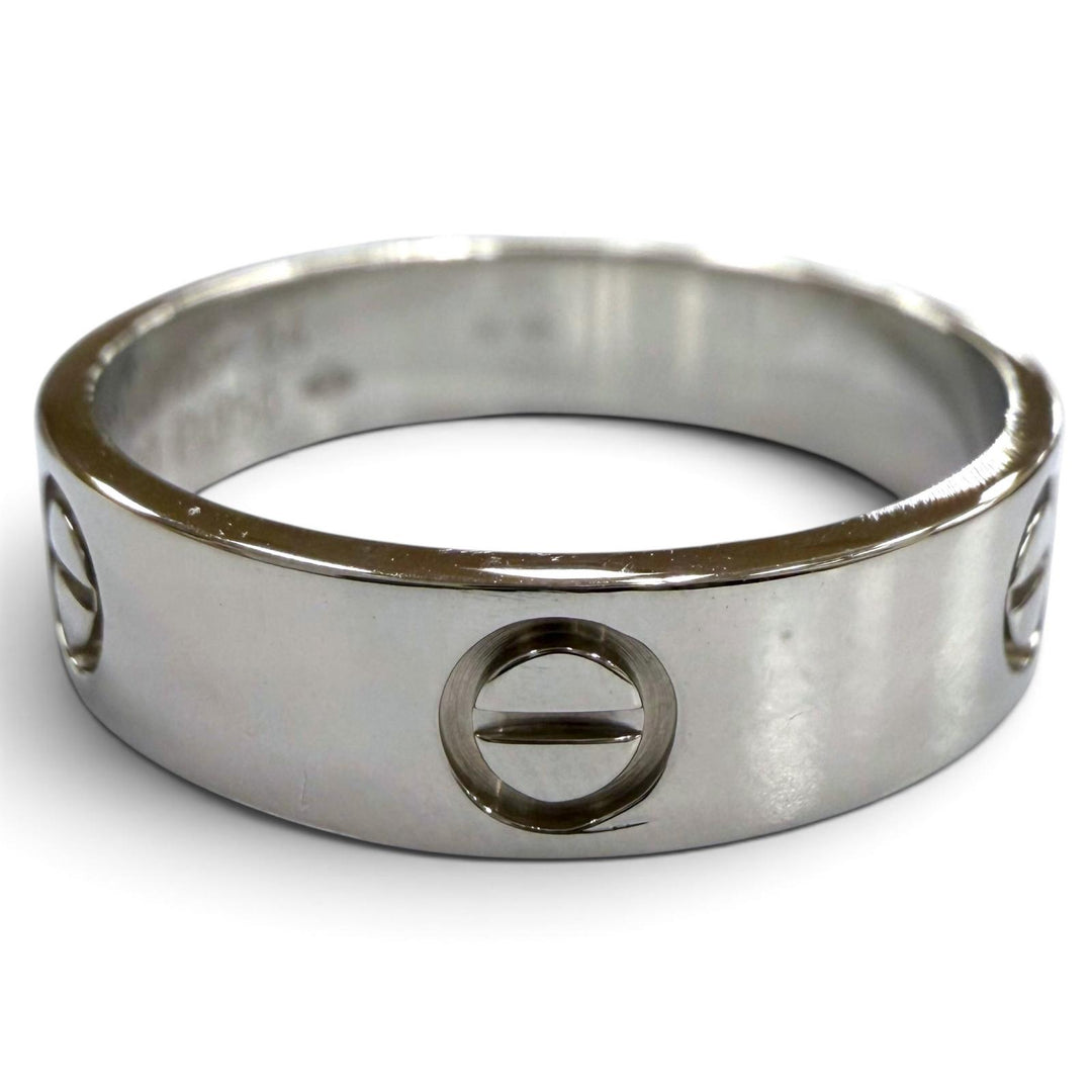 美品▼Cartier カルティエ FEV390 ラブ リング クラシック PT950 プラチナ 指輪 シルバー 64 JP24号 重量8.83g メンズ アクセサリー