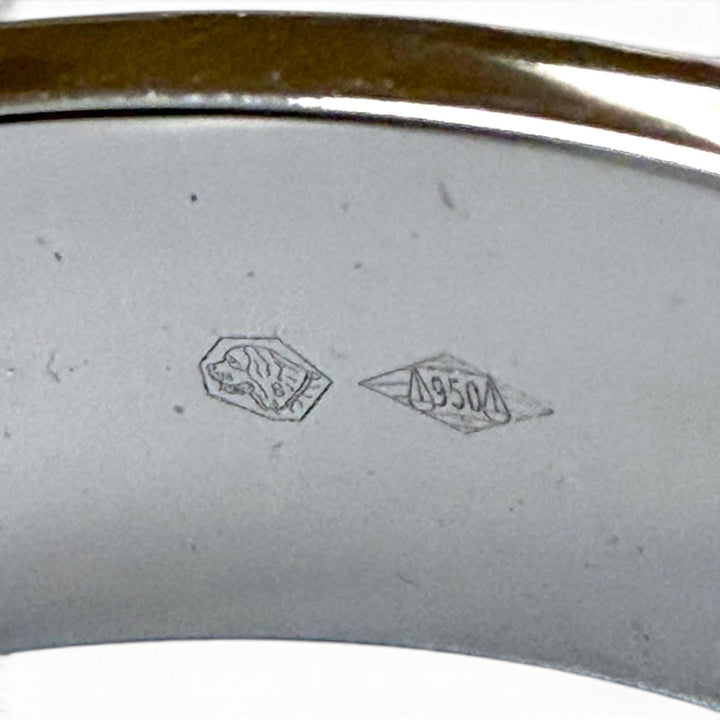 美品▼Cartier カルティエ FEV390 ラブ リング クラシック PT950 プラチナ 指輪 シルバー 64 JP24号 重量8.83g メンズ アクセサリー