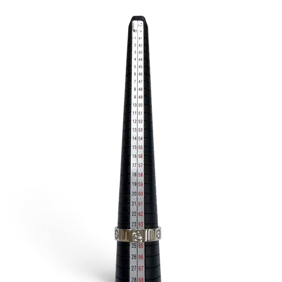 美品▼Cartier カルティエ FEV390 ラブ リング クラシック PT950 プラチナ 指輪 シルバー 64 JP24号 重量8.83g メンズ アクセサリー