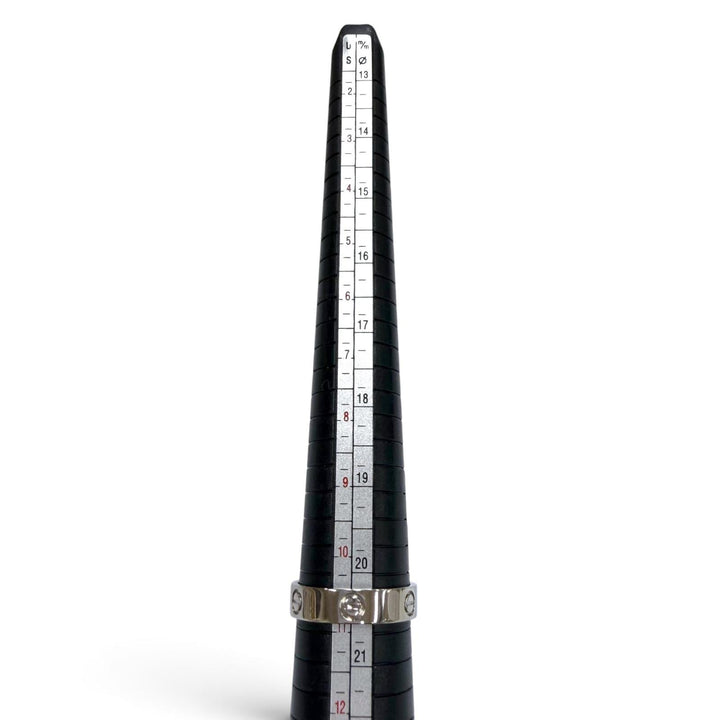 美品▼Cartier カルティエ FEV390 ラブ リング クラシック PT950 プラチナ 指輪 シルバー 64 JP24号 重量8.83g メンズ アクセサリー