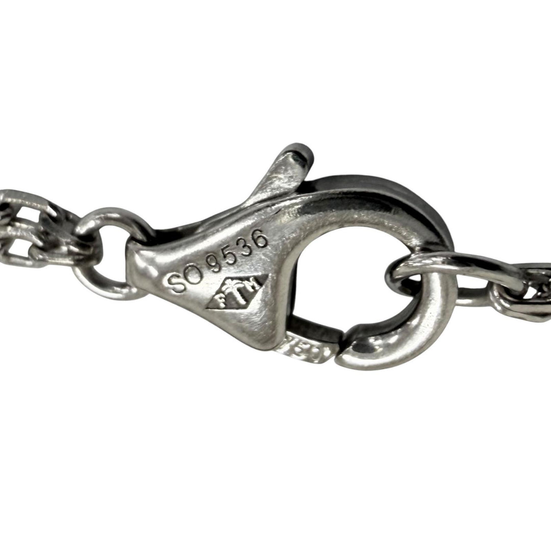 美品□Cartier カルティエ ラブ スリーフープ 750(PG WG) ダイヤモンド SO9536 ネックレス ホワイトゴールド ピンクゴールド 8.91g