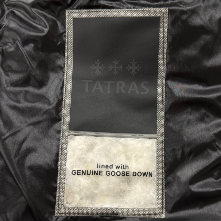美品▼TATRAS タトラス LTLA23A4236 LARALI ララリ ワッペン付き フーデッド WZIPUP ダウンジャケット グリーン 4 正規品 レディース
