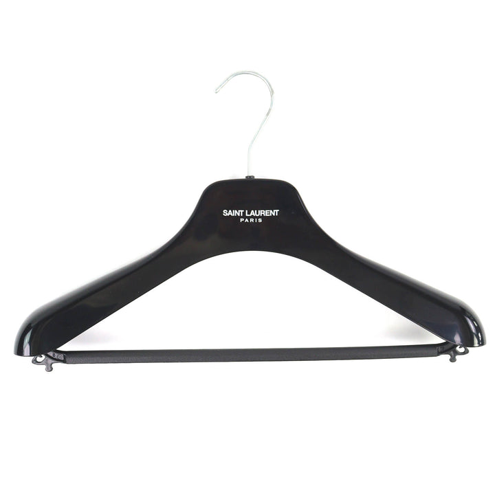 極美品△SAINT LAURENT PARIS サンローランパリ 20AW 632886 ウール100％ ストライプ柄 ロゴボタン ダブルブレストジャケット 34 正規品