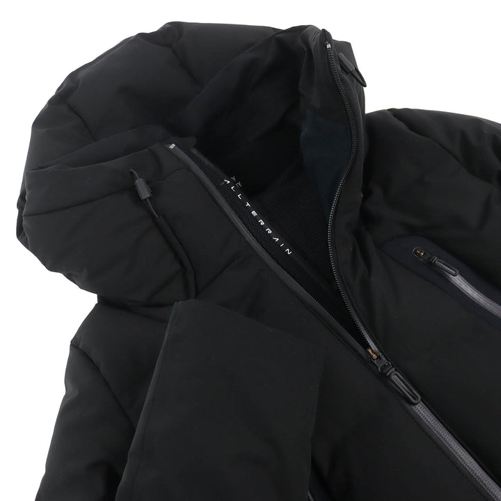 美品△DESCENTE ALLTERRAIN MIZUSAWA DOWN デサントオルテライン 水沢ダウン DAMQGK30U マウンテニア ダウンジャケット 黒 S 正規品
