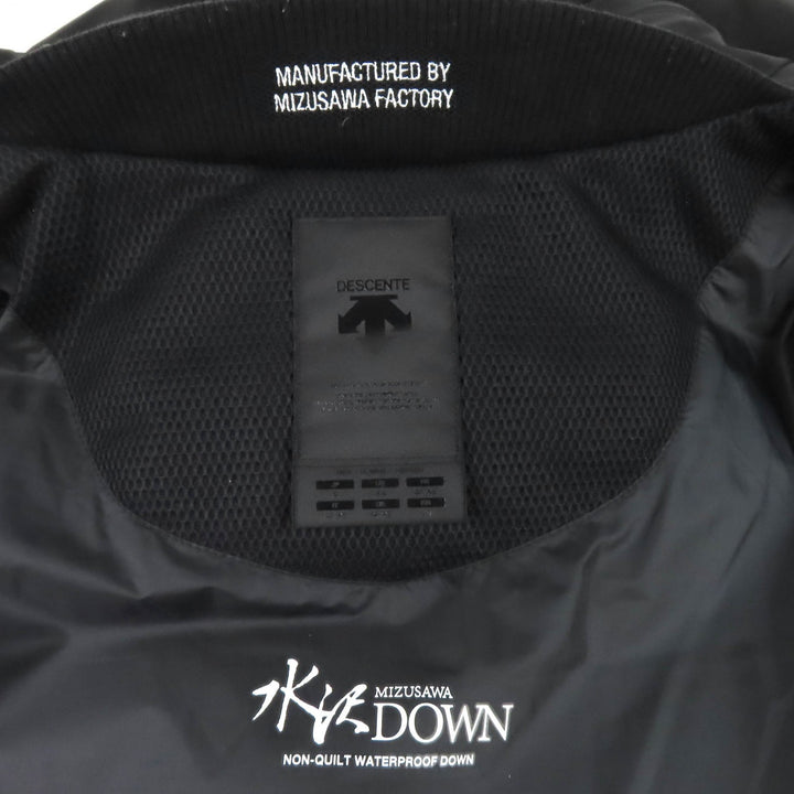 美品△DESCENTE ALLTERRAIN MIZUSAWA DOWN デサントオルテライン 水沢ダウン DAMQGK30U マウンテニア ダウンジャケット 黒 S 正規品