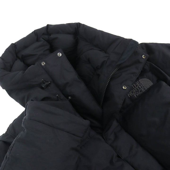 美品△THE NORTH FACE ザ・ノースフェイス ND92360 Alteration Baffs Jacket ロゴ刺繍 フード付き ダウンジャケット ブラック L 正規品