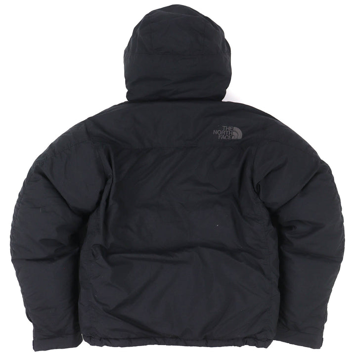 美品△THE NORTH FACE ザ・ノースフェイス ND92360 Alteration Baffs Jacket ロゴ刺繍 フード付き ダウンジャケット ブラック L 正規品