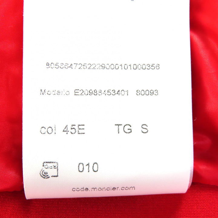 極美品△MONCLER GRENOBLE モンクレール グルノーブル DFS Skiwear Collection ロゴワッペン フリース切替 ダウンジャケット S 正規品