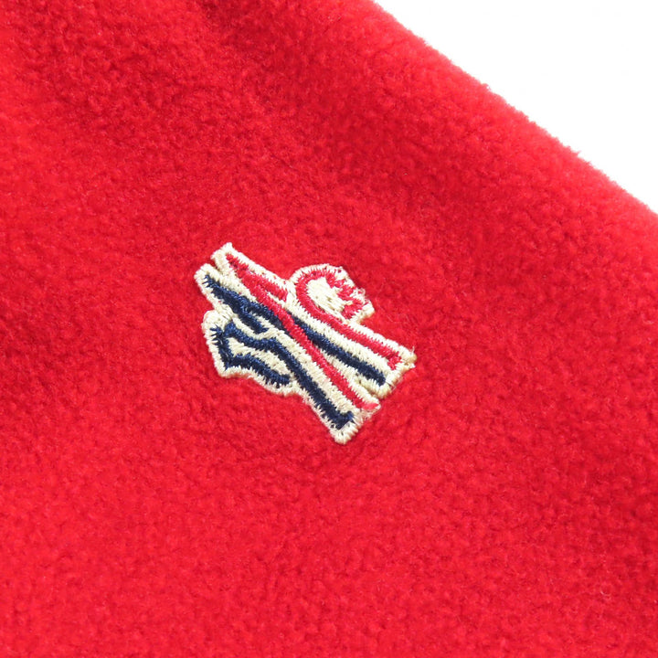 極美品△MONCLER GRENOBLE モンクレール グルノーブル DFS Skiwear Collection ロゴワッペン フリース切替 ダウンジャケット S 正規品