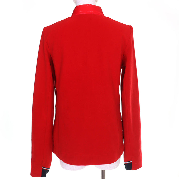 極美品△MONCLER GRENOBLE モンクレール グルノーブル DFS Skiwear Collection ロゴワッペン フリース切替 ダウンジャケット S 正規品