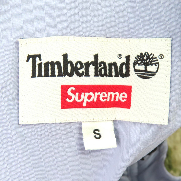 極美△SUPREME Timberland シュプリーム ティンバーランド 21AW Reversible Ripstop Pant ロゴワッペン ボアリバーシブルパンツ S 正規品