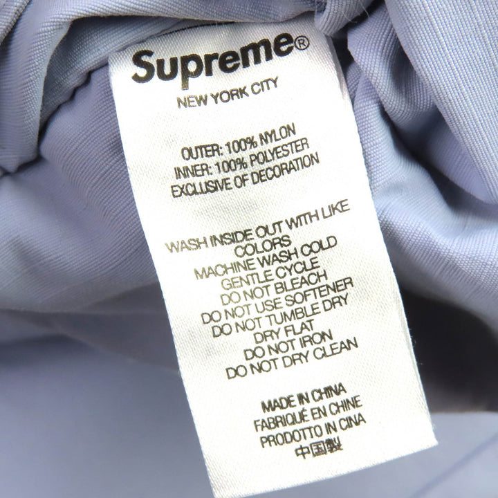 極美△SUPREME Timberland シュプリーム ティンバーランド 21AW Reversible Ripstop Pant ロゴワッペン ボアリバーシブルパンツ S 正規品