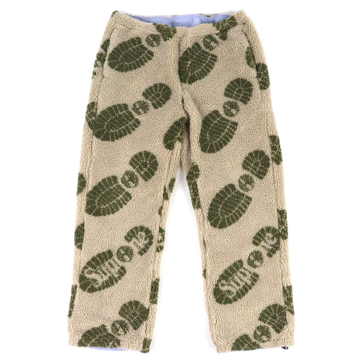 極美△SUPREME Timberland シュプリーム ティンバーランド 21AW Reversible Ripstop Pant ロゴワッペン ボアリバーシブルパンツ S 正規品