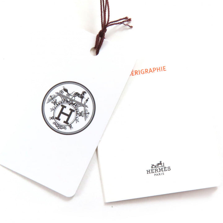 未使用品△HERMES エルメス 25SS 5E4647DA カルトゥッシュ Canoe micro コットン100％ クルーネック 半袖Ｔシャツ レッド系 36 正規品