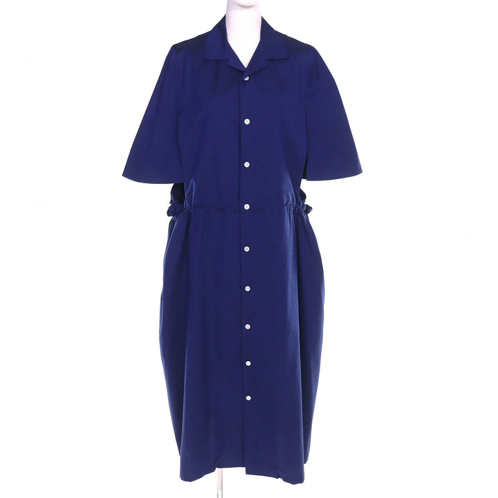 未使用品△noir keininomiya ノワールケイニノミヤ コムデギャルソン 2023年製 3M-O013 コットン100% 半袖 デザイン ワンピース S 正規品