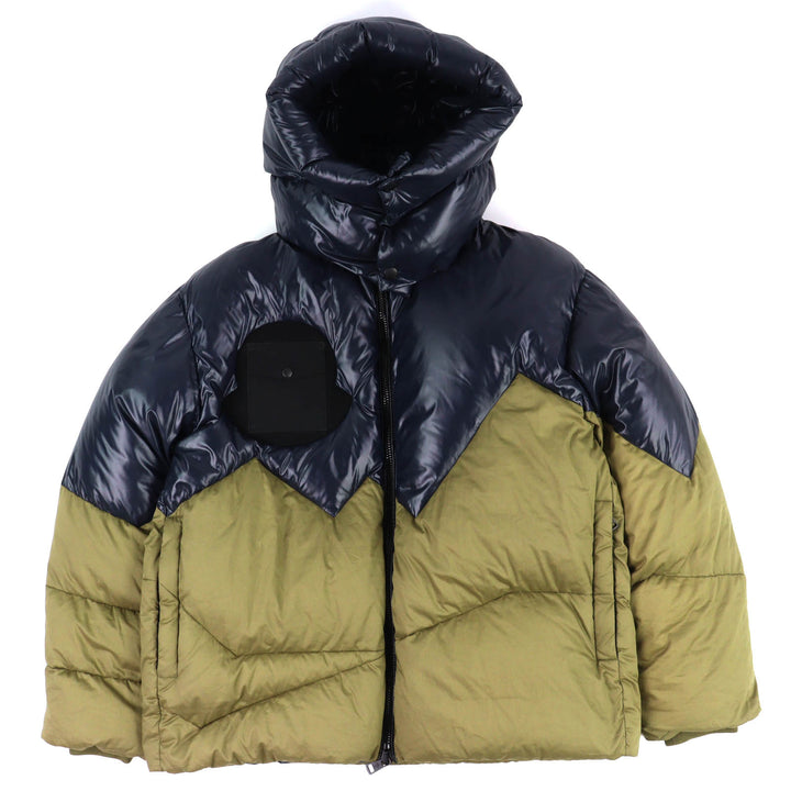 美品△MONCLER GENIUS 2 モンクレールジーニアス 2 1952 D20914199485 ARBONNE アルボンヌ フード付 ダウンジャケット カーキ ネイビー 1