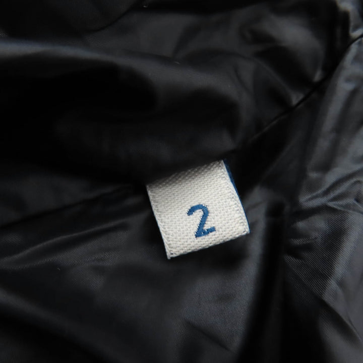 美品☆MONCLER モンクレール HERMINE エルミンヌ ロゴワッペン・フード付 ダウンコート ブラック 2 ガーメント付き 正規品 レディース