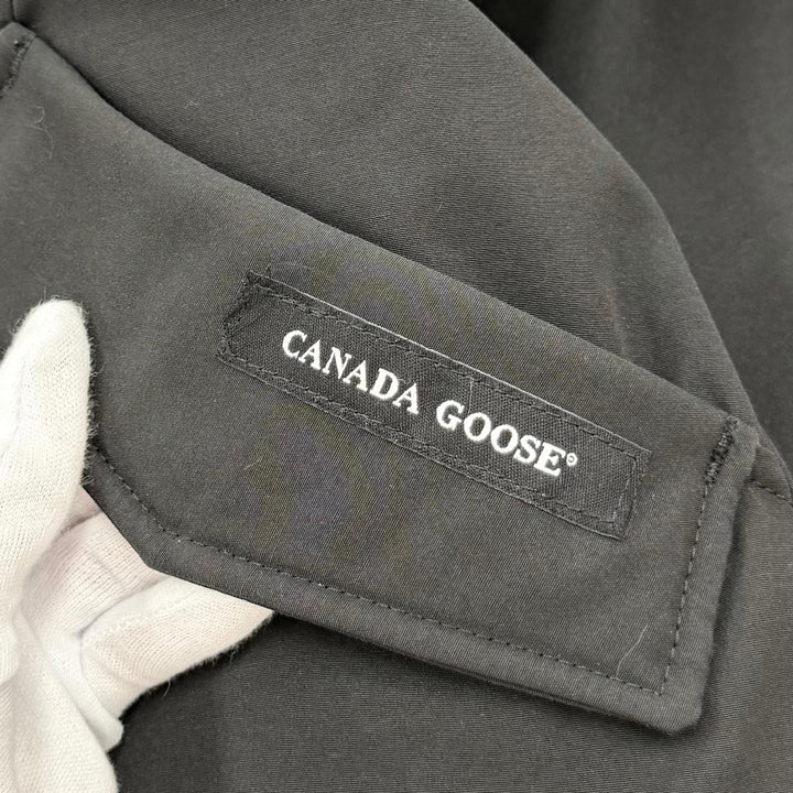良品☆CANADA GOOSE カナダグース 2580LA ROSSCLAIR PARK ロスクレアパーカ ファー・フード付 ダウンコート 黒 フュージョンS 国内正規品