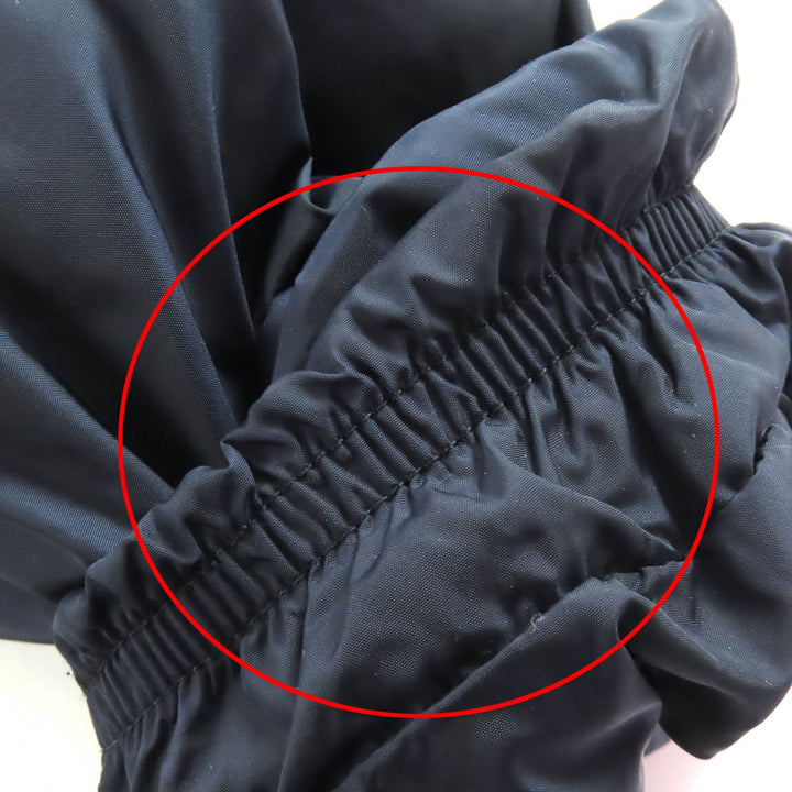 美品△MONCLER モンクレール E20934999005 MIRIELON ミリエロン ロゴワッペン付 ZIP UP スタンドカラー ダウンコート ネイビー 3 正規品