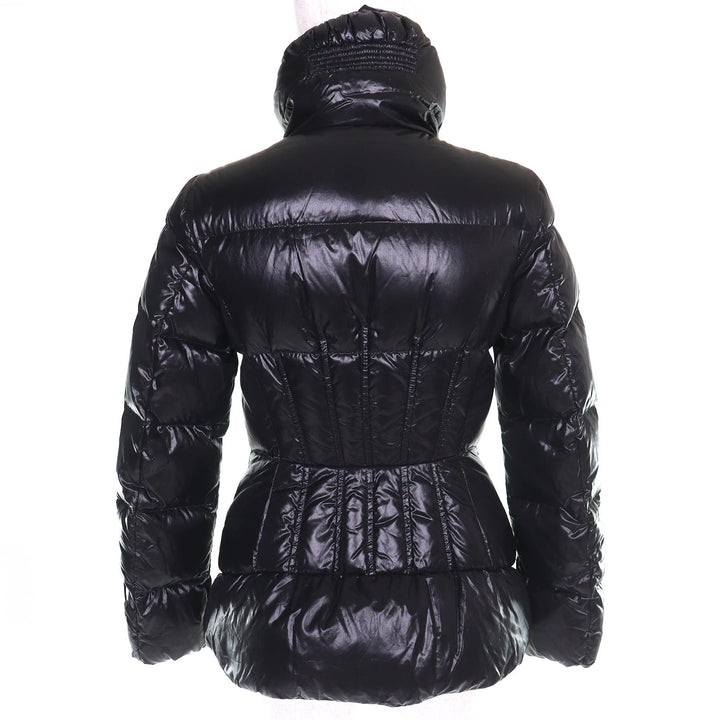 美品△MONCLER モンクレール 2015年 A20934636705 JOUX ジョックス ロゴワッペン ZIP UP ダウンジャケット ブラック 1 正規品 レディース