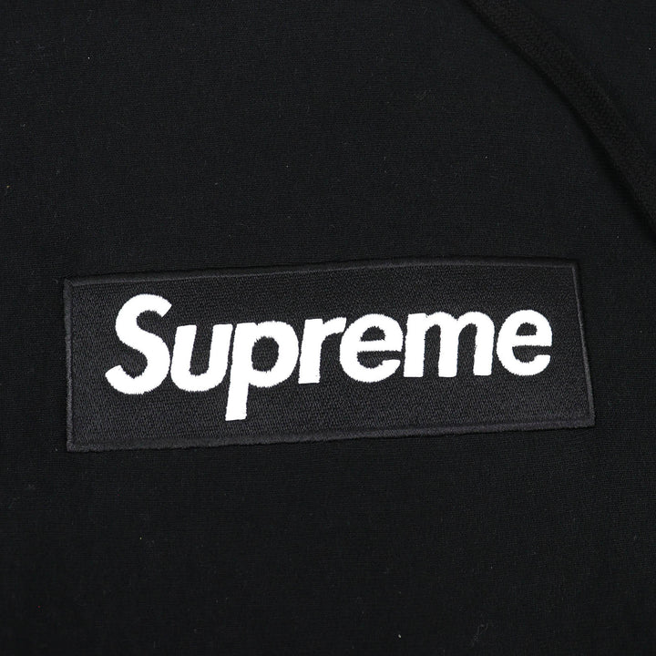 美品△Supreme シュプリーム 24AW Box Logo Hooded Sweatshirt コットン ボックスロゴ 長袖 スウェット パーカー ブラック M カナダ製