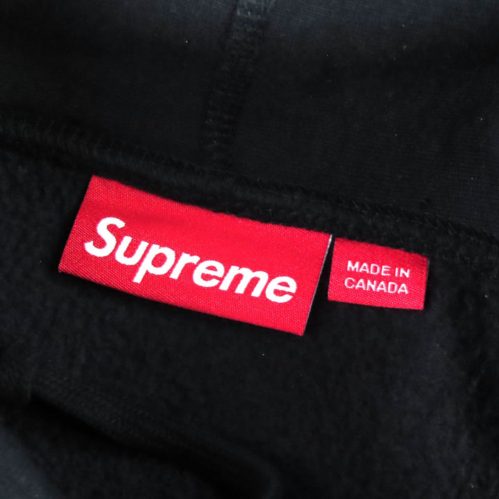美品△Supreme シュプリーム 24AW Box Logo Hooded Sweatshirt コットン ボックスロゴ 長袖 スウェット パーカー ブラック M カナダ製