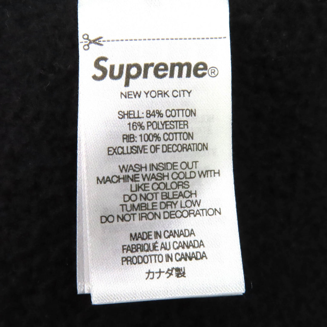 美品△Supreme シュプリーム 24AW Box Logo Hooded Sweatshirt コットン ボックスロゴ 長袖 スウェット パーカー ブラック M カナダ製