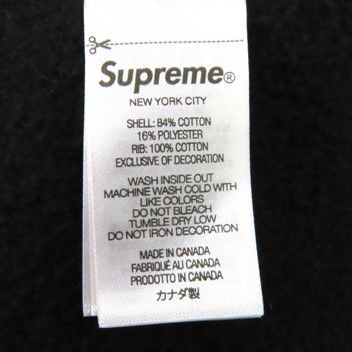 美品△Supreme シュプリーム 24AW Box Logo Hooded Sweatshirt コットン ボックスロゴ 長袖 スウェット パーカー ブラック M カナダ製