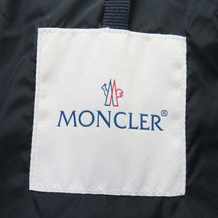 極美品☆MONCLER モンクレール 2014年製 SOLOGNE ソローニュ ZIP UP スタンドカラー ダウンコート ダークグレー 0 正規品 レディース