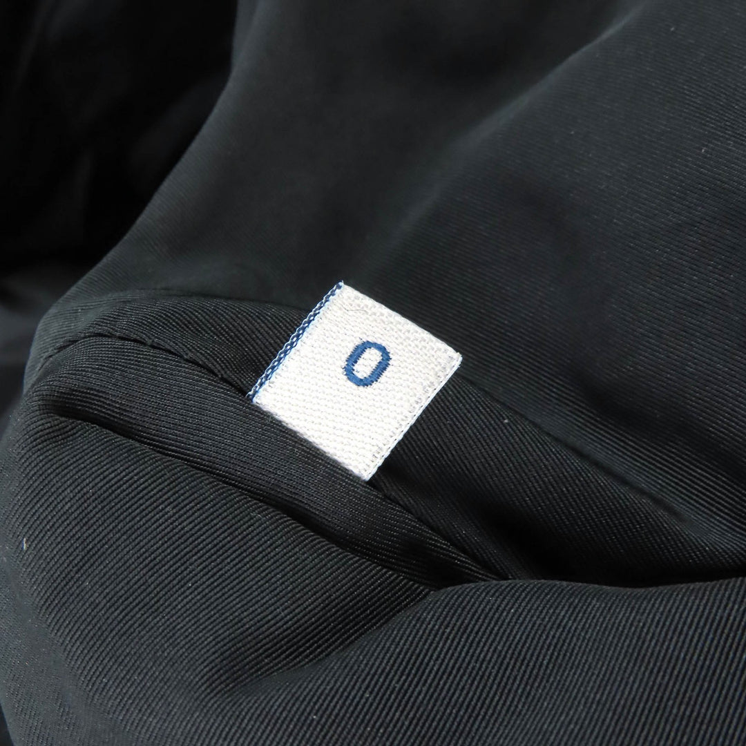 美品△MONCLER モンクレール 320934634410 RUMEX バックベルト カルガンラムファー ウール ダウンジャケット ブラック 0 正規品