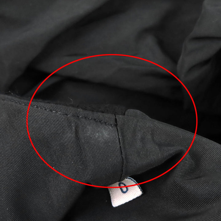 美品△MONCLER モンクレール 320934634410 RUMEX バックベルト カルガンラムファー ウール ダウンジャケット ブラック 0 正規品