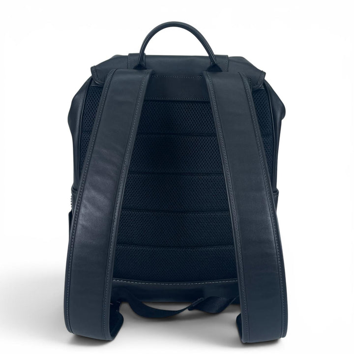 極美品▲COACH コーチ CU072 LGUE FLP BP リーグ フラップ バックパック スムースレザー ブラック メンズ 定価99000円 保存袋付き