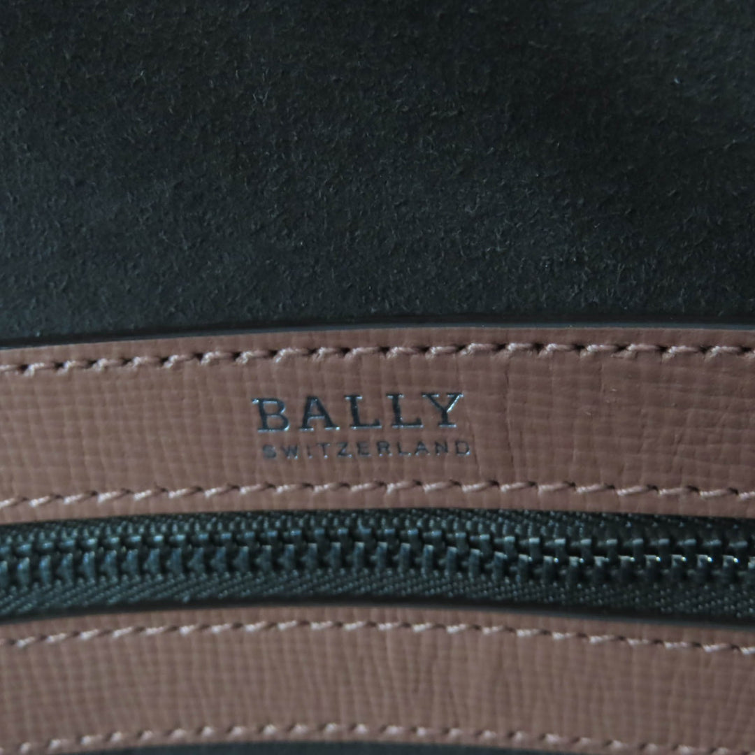 極美品☆BALLY バリー BOND MD 鍵付 レザー 2way ショルダーバッグ・ハンドバッグ ブリーフケース ピンク系 保存袋付き レディース