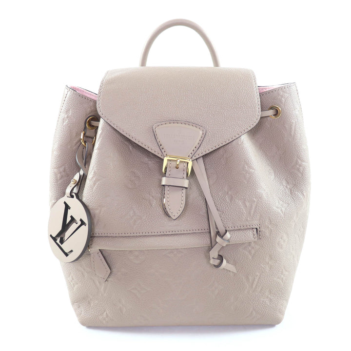極美品★LOUIS VUITTON ルイヴィトン M45410 モンスリPM トゥルトレール モノグラムアンプラント バックパック 保存袋付き スペイン製