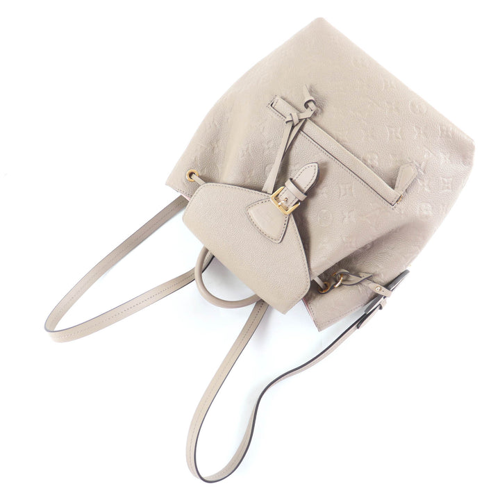 極美品★LOUIS VUITTON ルイヴィトン M45410 モンスリPM トゥルトレール モノグラムアンプラント バックパック 保存袋付き スペイン製