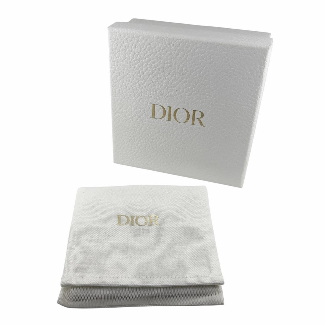 極美品◇DIOR ディオール N1390PTCPL Petit CD 1Pダイヤモンド レジンパール ネックレス ローズゴールド 箱・保存袋付き レディース