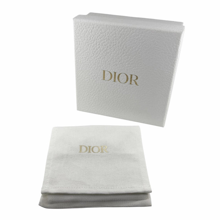 極美品◇DIOR ディオール N1390PTCPL Petit CD 1Pダイヤモンド レジンパール ネックレス ローズゴールド 箱・保存袋付き レディース