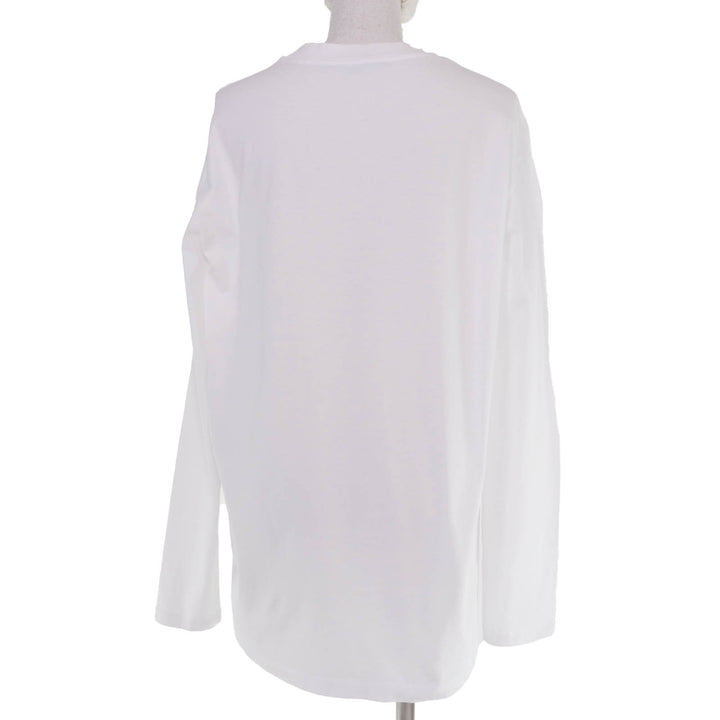 未使用品☆Stella McCartney ステラマッカートニー 2023年製 6J0161 コットン100％ レコード 長袖Ｔシャツ ホワイト S 正規品 レディース