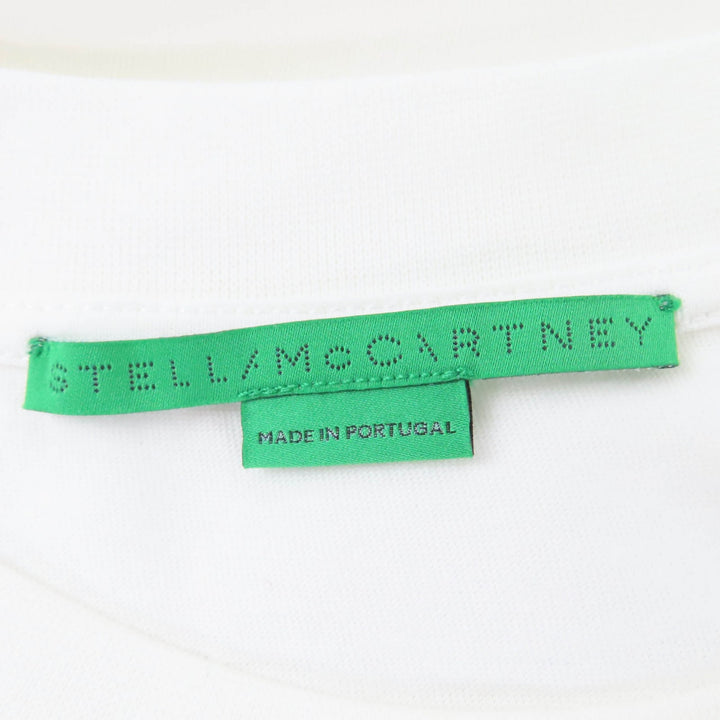 未使用品☆Stella McCartney ステラマッカートニー 2023年製 6J0161 コットン100％ レコード 長袖Ｔシャツ ホワイト M 正規品 レディース