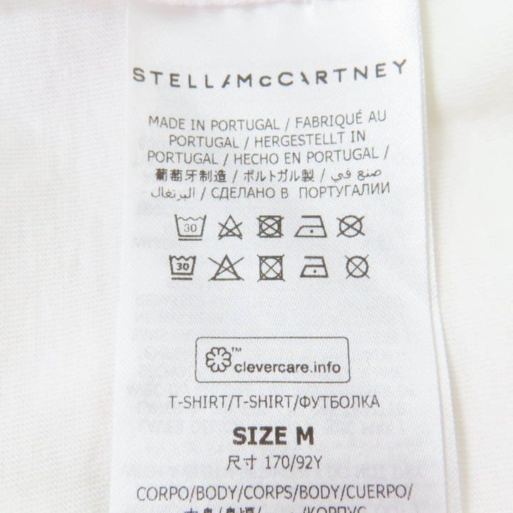 未使用品☆Stella McCartney ステラマッカートニー 2023年製 6J0161 コットン100％ レコード 長袖Ｔシャツ ホワイト M 正規品 レディース
