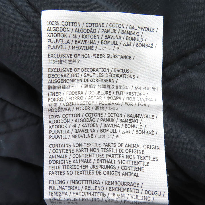 極美品△シュプリーム メゾンマルジェラ MM6 24SS FOIL HOODED WORK JACKET 中綿 コットンキャンバス ジャケット ブラック L メンズ