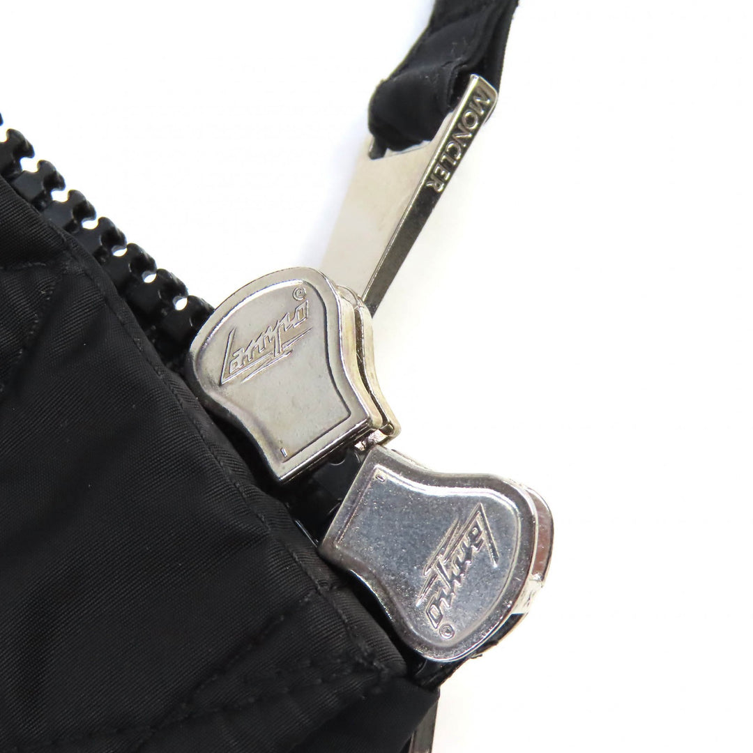 極美品△MONCLER GENIUS 2 モンクレール ジーニアス 2 NARVALONG ナルヴァロン 2WAY ダウンコート ダウンベスト ブラック 0 正規品 メンズ