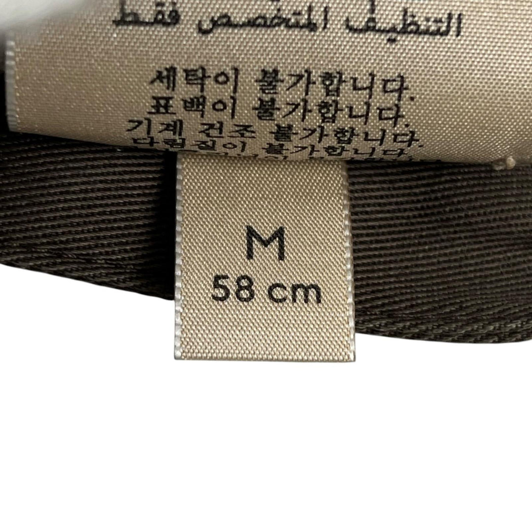 未使用品▲GUCCI グッチ 2022SS 679993 100周年記念モデル リバーシブル バケット ハット ブラウン M イタリア製 正規品 メンズ 箱付き