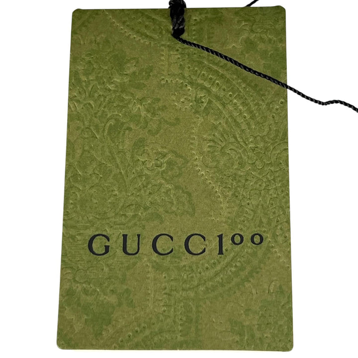 未使用品▲GUCCI グッチ 2022SS 679993 100周年記念モデル リバーシブル バケット ハット ブラウン M イタリア製 正規品 メンズ 箱付き