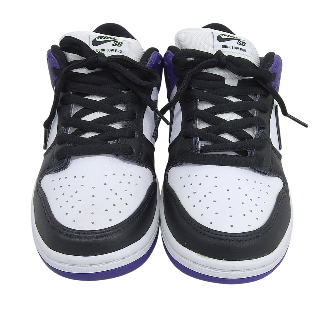 未使用品▲NIKE ナイキ BQ6817-500 SB DUNK LOW PRO ダンク ロー レザー ローカットスニーカー パープル 28cm メンズ 箱付き