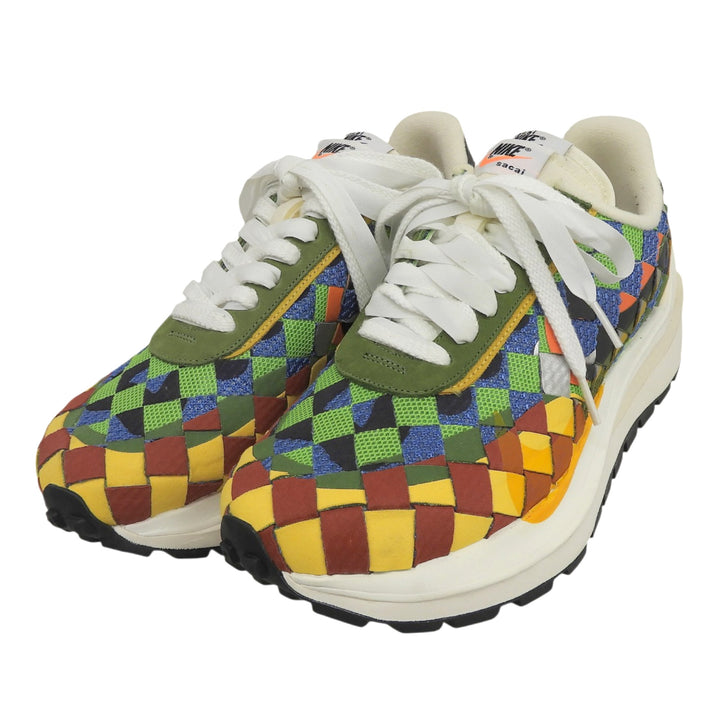 極美品▲NIKE sacai Jean Paul Gaultier ナイキ サカイ ジャンポール ゴルチエ DR5209-300 Air Woven VaporWaffle スニーカー 26cm メンズ